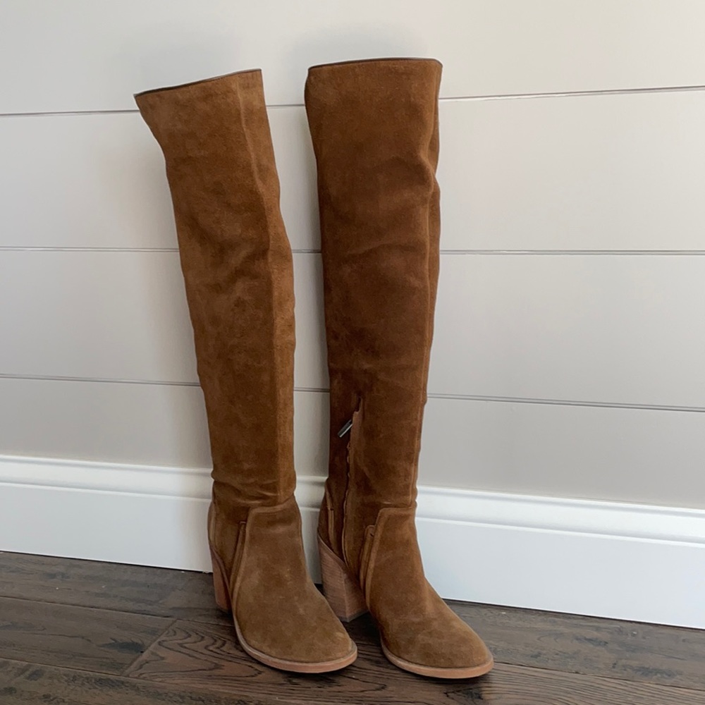 Vince Camuto Over the Knee Suede Boot